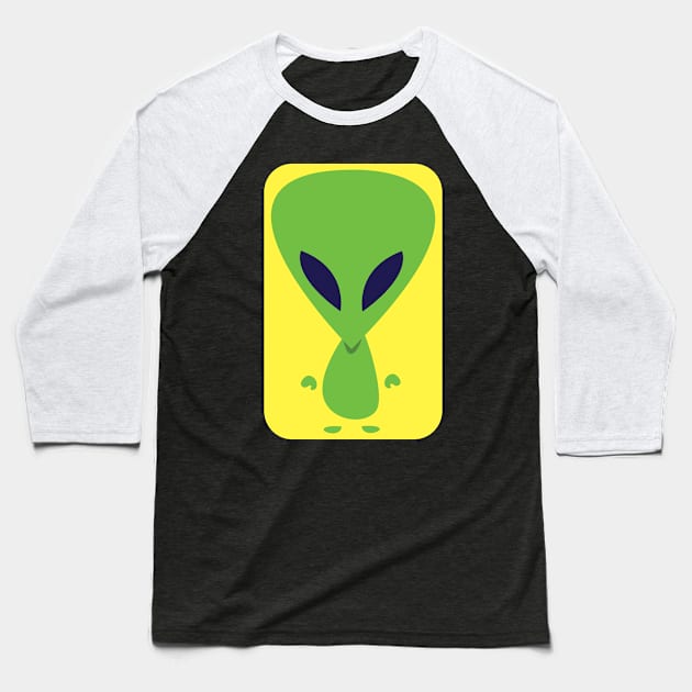 Cute little alien Baseball T-Shirt by Alien-thang